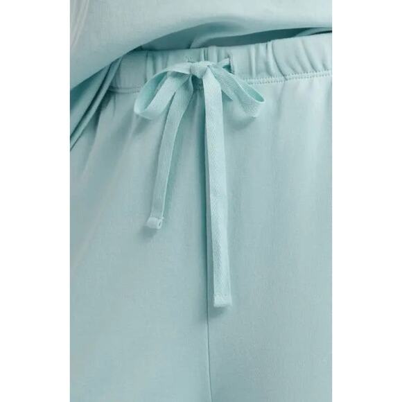 EILEEN FISHER  Organic Cotton Wide Ankle Pants in Pool Blue Size S - Picture 4 of 6